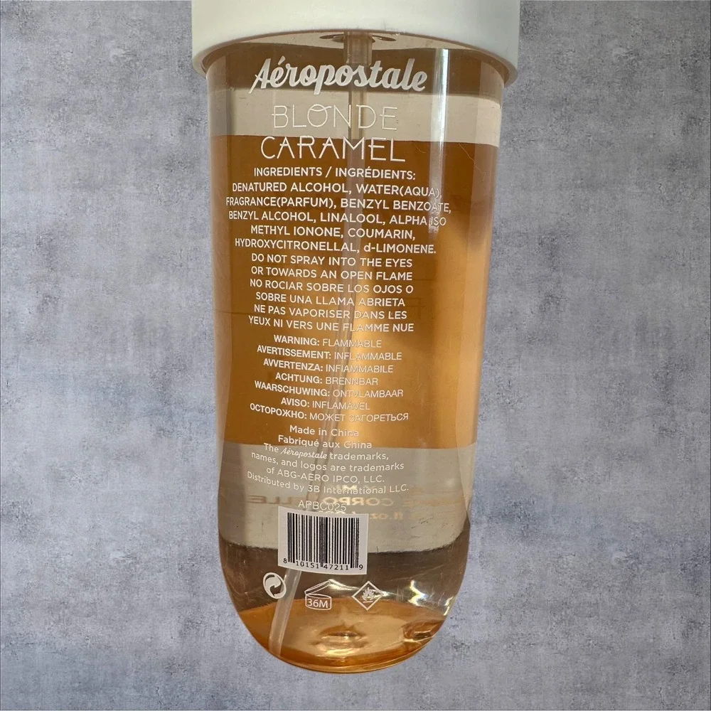 Aeropostale Blonde Caramel‎ Body Mist Women 8oz Warm Spices Cedar